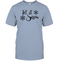 Let It Snow Christmas Shirt Unisex Short Sleeve Classic Tee
