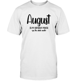 August Birthday Month Unisex Short Sleeve Classic Tee