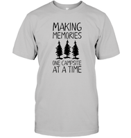 Making Memories One Campsite At A Time Unisex Short Sleeve Classic Tee