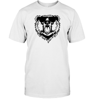 Cool Angry Grizzly Bear Shirt Unisex Short Sleeve Classic Tee