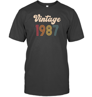 1987 Retro Vintage Birth Year Blast Unisex Shirt, Long Sleeve, Hoodie, Sweatshirt