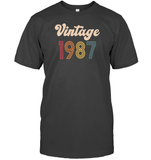 1987 Retro Vintage Birth Year Blast Unisex Shirt, Long Sleeve, Hoodie, Sweatshirt
