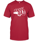 Cheer Dad With Megaphone Unisex Short Sleeve Classic Tee