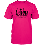 October Birthday Month Unisex Short Sleeve Classic Tee
