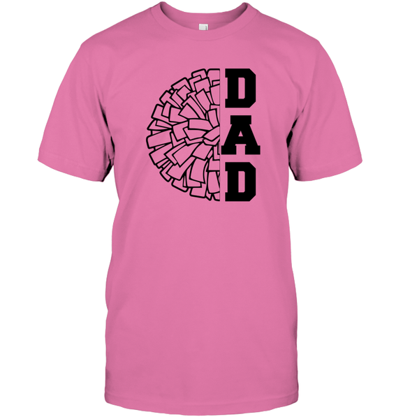 Cheer Dad With Pom Pom Unisex Short Sleeve Classic Tee