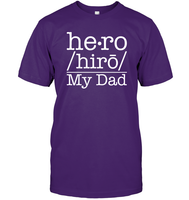 Defintion Hero My Dad Family Shirt Unisex Short Sleeve Classic Tee