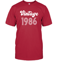 1986 Retro Vintage Birth Year Blast Unisex Short Sleeve Classic Tee