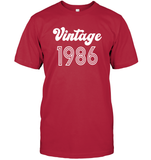 1986 Retro Vintage Birth Year Blast Unisex Short Sleeve Classic Tee