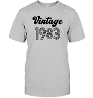 1983 Retro Vintage Birth Year Blast Unisex Short Sleeve Classic Tee