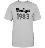 1983 Retro Vintage Birth Year Blast Unisex Short Sleeve Classic Tee