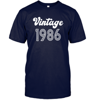 1986 Retro Vintage Birth Year Blast Unisex Short Sleeve Classic Tee