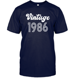 1986 Retro Vintage Birth Year Blast Unisex Short Sleeve Classic Tee