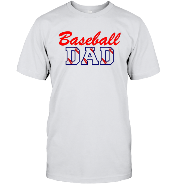 Baseball Dad Shirt, Long Sleeve, Hoodie, and Sweatshirt With Baseball Stripes