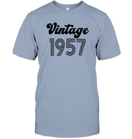 1957 Retro Vintage Birth Year Blast Unisex Short Sleeve Classic Tee