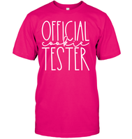 Official Cookie Tester Christmas Shirt Unisex Short Sleeve Classic Tee