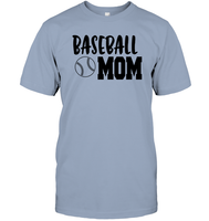 Baseball Mom Shirt Unisex Short Sleeve Classic Tee With Baseball