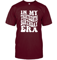 In My Thirteenth Birthday Era Birthday Shirt Unisex Short Sleeve Classic Tee