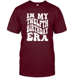 In My Twelfth Birthday Era Birthday Shirt Unisex Short Sleeve Classic Tee