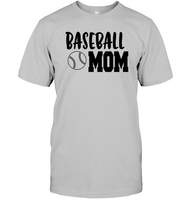 Baseball Mom Shirt Unisex Short Sleeve Classic Tee With Baseball