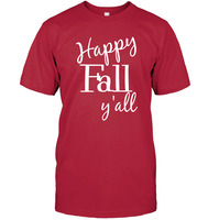 Happy Fall Y’all Shirt Unisex Short Sleeve Classic Tee