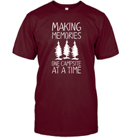 Making Memories One Campsite At A Time Unisex Short Sleeve Classic Tee