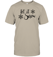 Let It Snow Christmas Shirt Unisex Short Sleeve Classic Tee