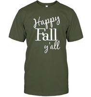 Happy Fall Y’all Shirt Unisex Short Sleeve Classic Tee