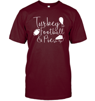 Turkey, Football & Pie Oh My Shirt – The Ultimate Fall Trio Unisex Short Sleeve Classic Tee