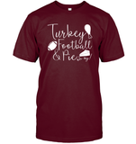 Turkey, Football & Pie Oh My Shirt – The Ultimate Fall Trio Unisex Short Sleeve Classic Tee