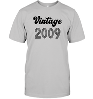 2009 Retro Vintage Birth Year Blast Unisex Short Sleeve Classic Tee