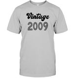 2009 Retro Vintage Birth Year Blast Unisex Short Sleeve Classic Tee