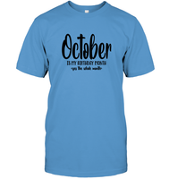October Birthday Month Unisex Short Sleeve Classic Tee
