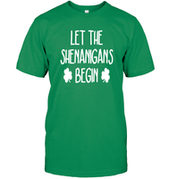 Let The Shenanigans Begin St Patrick's Day Shirt Unisex Short Sleeve Classic Tee