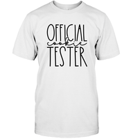 Official Cookie Tester Christmas Shirt Unisex Short Sleeve Classic Tee