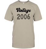 2006 Retro Vintage Birth Year Blast Unisex Short Sleeve Classic Tee