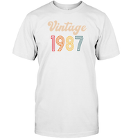 1987 Retro Vintage Birth Year Blast Unisex Shirt, Long Sleeve, Hoodie, Sweatshirt