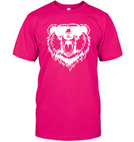 Cool Angry Grizzly Bear Shirt Unisex Short Sleeve Classic Tee