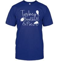 Turkey, Football & Pie Oh My Shirt – The Ultimate Fall Trio Unisex Short Sleeve Classic Tee