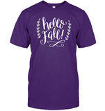 Hello Fall Shirt – Welcome the Coziest Season Unisex Short Sleeve Classic Tee