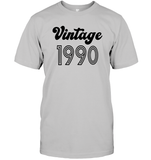 1990 Retro Vintage Birth Year Blast Unisex Short Sleeve Classic Tee