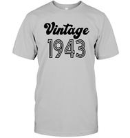 1943 Retro Vintage Birth Year Blast Unisex Short Sleeve Classic Tee