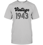 1943 Retro Vintage Birth Year Blast Unisex Short Sleeve Classic Tee
