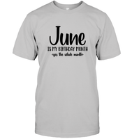 June Birthday Month Unisex Short Sleeve Classic Tee
