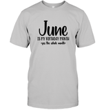 June Birthday Month Unisex Short Sleeve Classic Tee