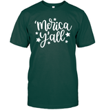 Merica Yall 4th Of July Shirt Unisex Short Sleeve Classic Tee