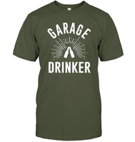 Garage Drinker Shirt Unisex Long Sleeve Classic Tee