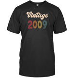 2009 Retro Vintage Birth Year Blast Unisex Shirt, Long Sleeve, Hoodie, Sweatshirt
