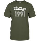 1991 Retro Vintage Birth Year Blast Unisex Short Sleeve Classic Tee