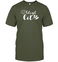 Let's Get Lit 4th Of July Shirt Unisex Short Sleeve Classic Tee