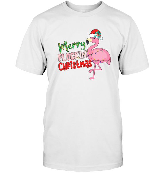 Merry Flockin Christmas Shirt for Women